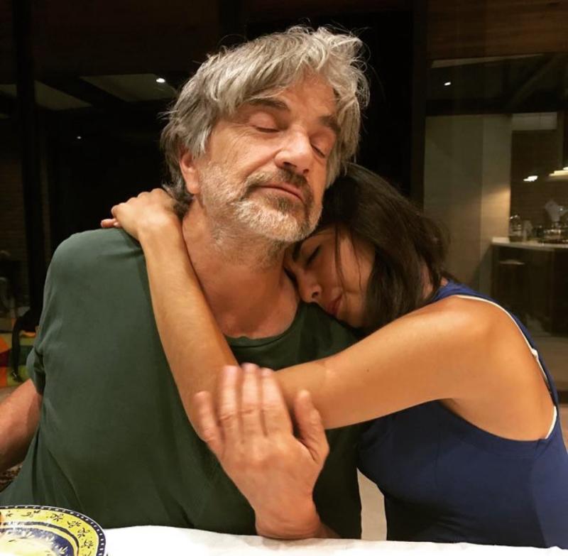 Francisco Reyes y Elisa Reyes, su hija menor con Carmen Romero - Instagram