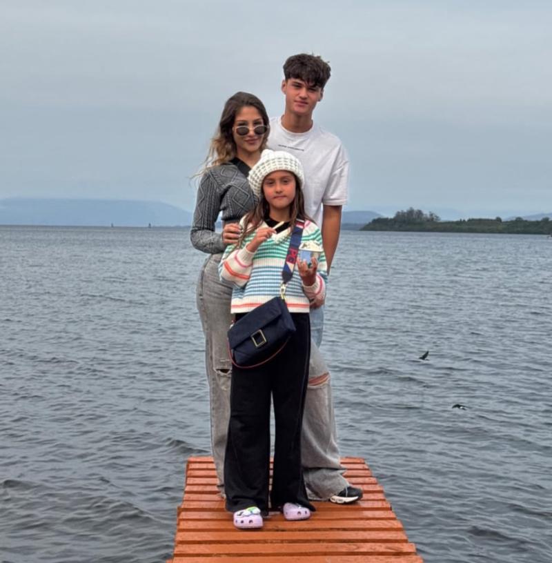 Pascuala junto a sus hermanos, Trini y Mateo - Instagram