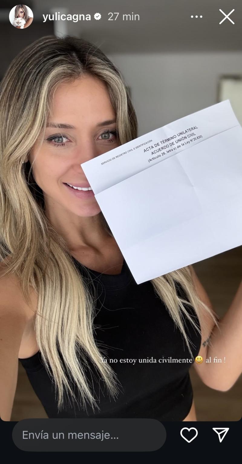 Yuli Cagna y Mel Alcalde separados legalmente - Instagram