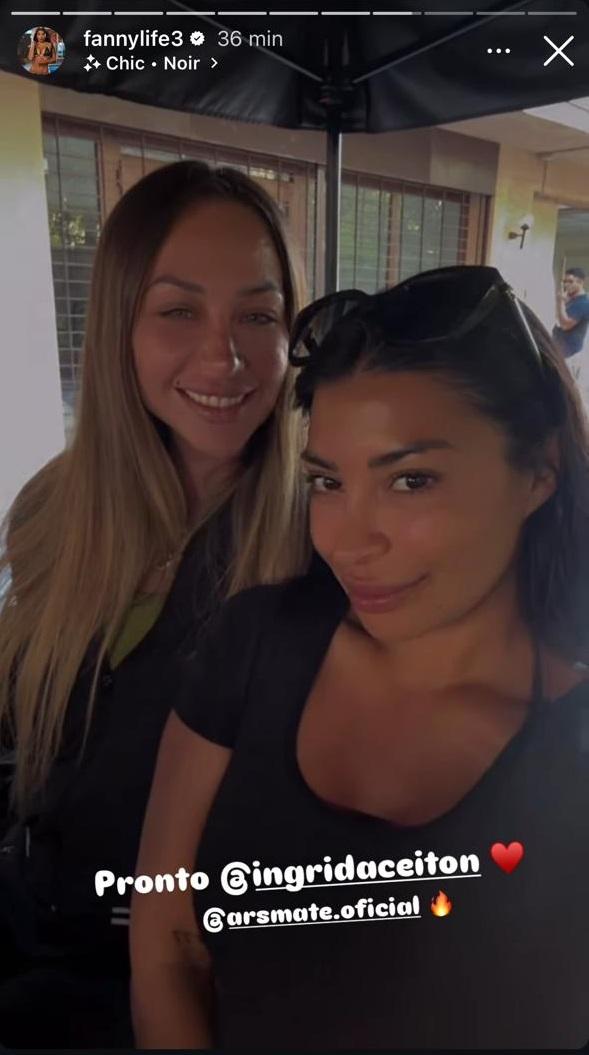 Ingrid Aceitón, ex chica reality, y Fanny Cuevas