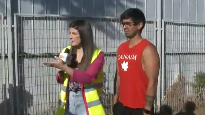 El alumno del instructor de manejo