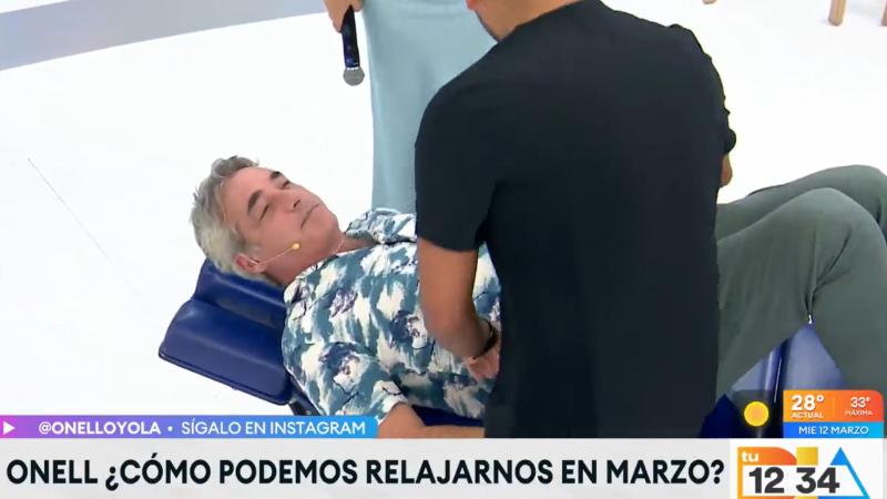 La sesión de quiropraxia de José Luis Repenning