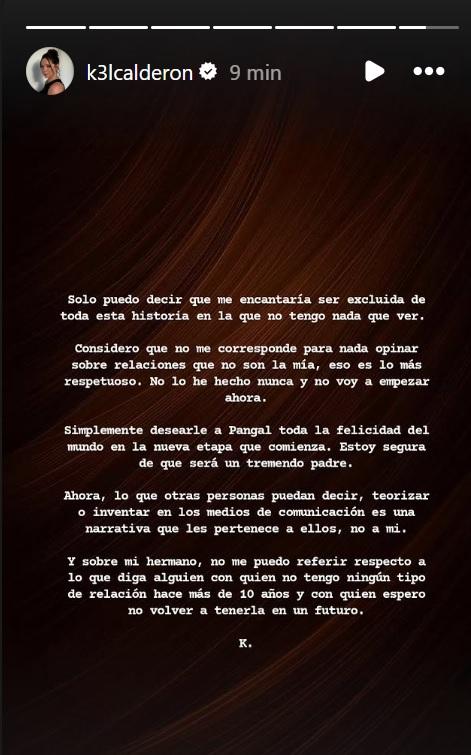 La respuesta de Kel Calderón