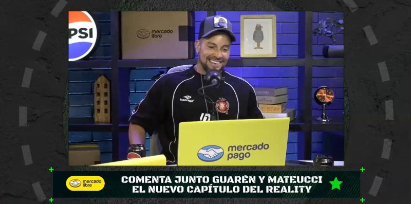 Luis Mateucci en el React de La Tropa de Mercado Libre