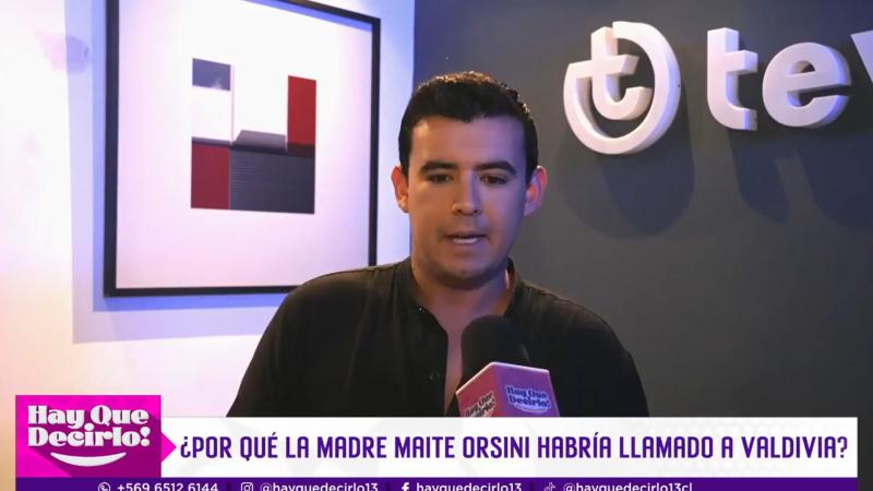 Martín González, periodista que reveló el llamado de la madre de Maite Orsini a Jorge Valdivia