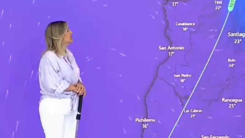 Michelle Adam entrega su pronóstico sobre posible tormenta eléctrica en Santiago