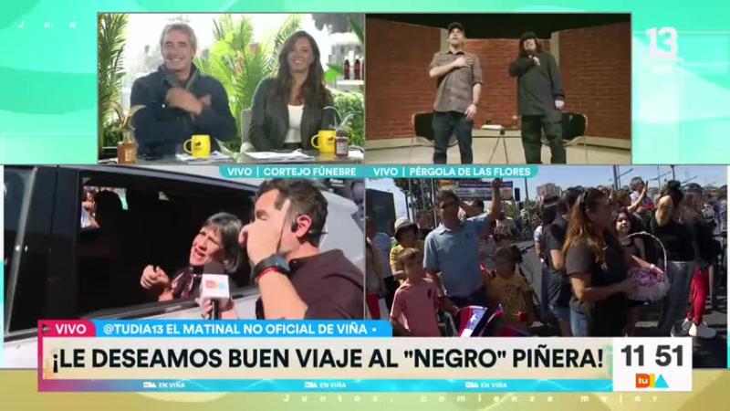 Miguel "Negro" Piñera es homenajeado por su hermana.