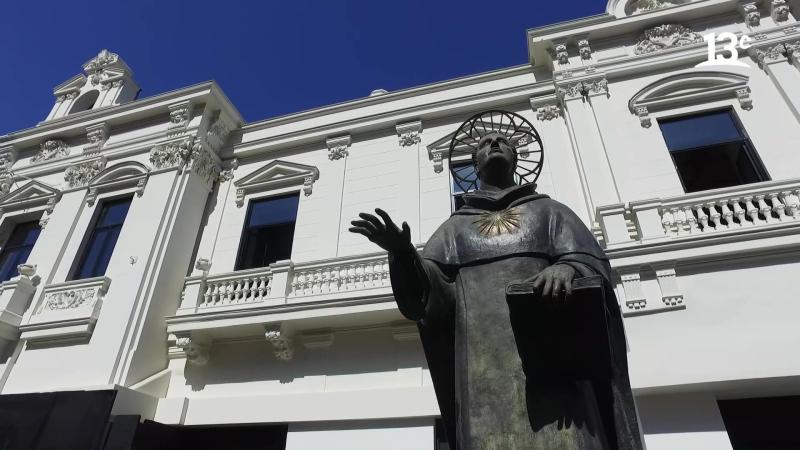 Parte de la fachada del Palacio Aldunate.