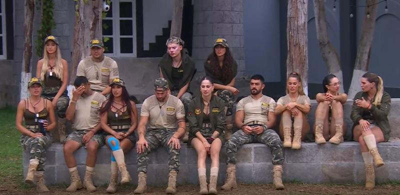 Reclutas durante una actividad en Palabra de Honor