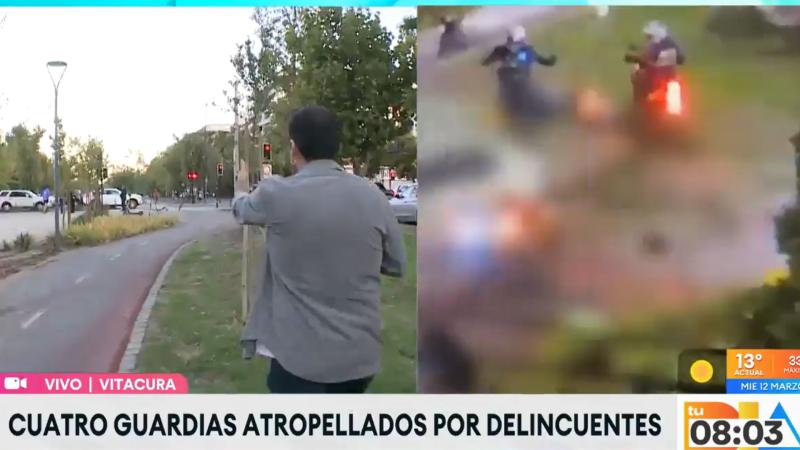 Periodista de "Tu Día" en Vitacura
