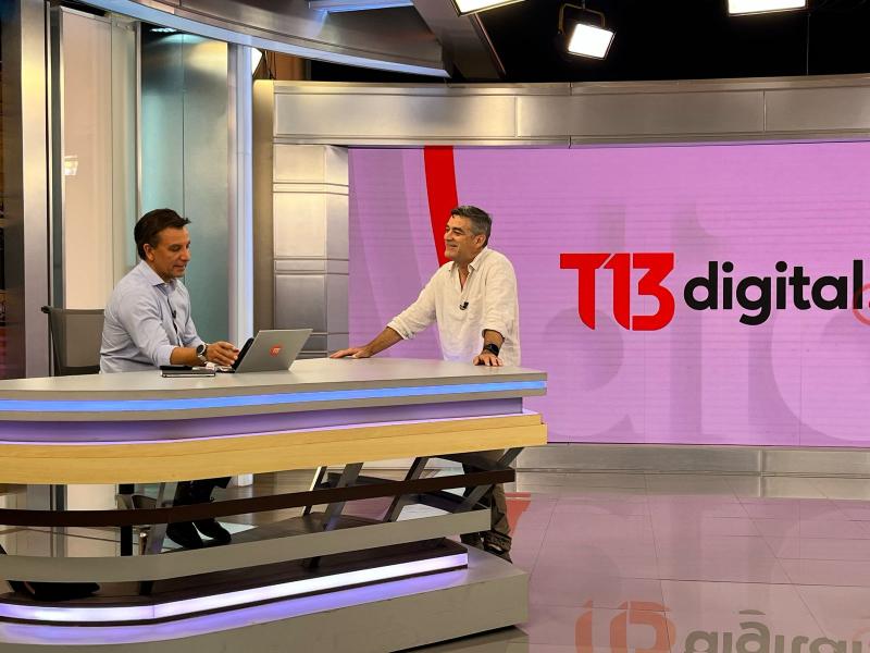 Felipe Braun en T13 en vivo: Adelanta detalles de la segunda temporada de "Sobre la tierra".