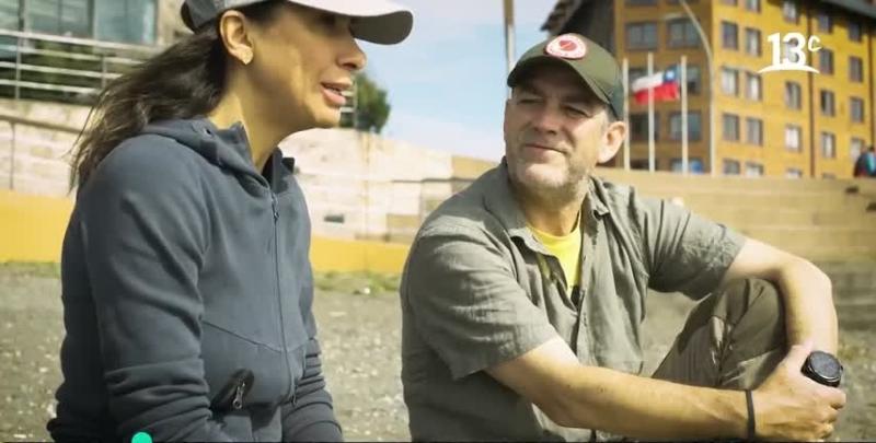 Felipe Braun y Alejandra Mustakis en Sobre la Tierra.