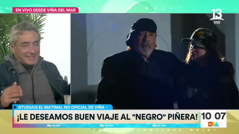 Miguel "Negro" Piñera y Repe tuvieron un divertido momento.