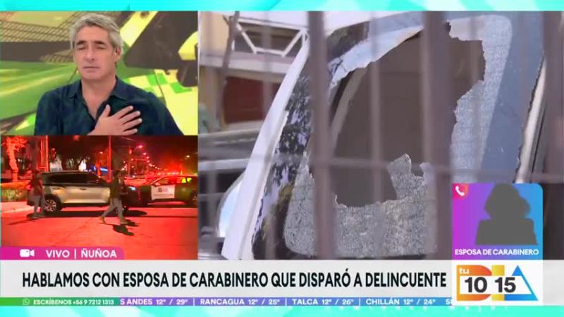 Carabinero fue herido de gravedad.
