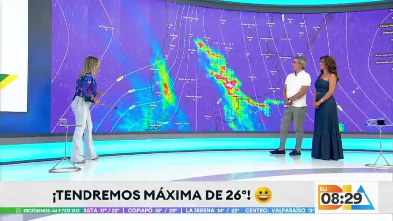 Precipitaciones en nuestro país durante este viernes.