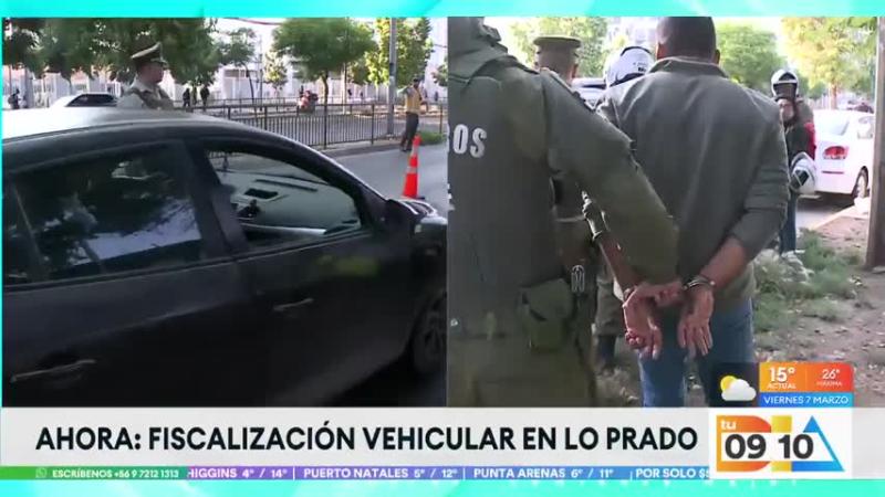 Detención en Lo Prado por documentación falsa.