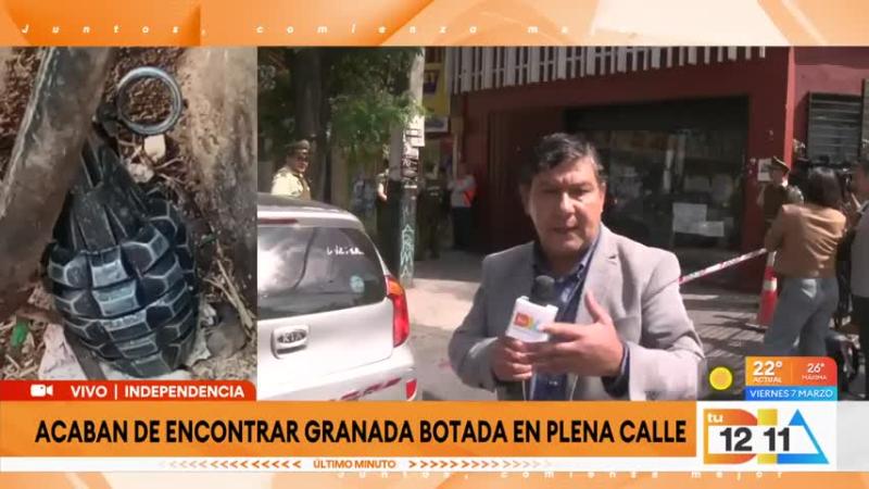 Granada es encontrada en plena calle de Independencia.