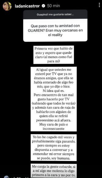 Historia de Daniela Castro