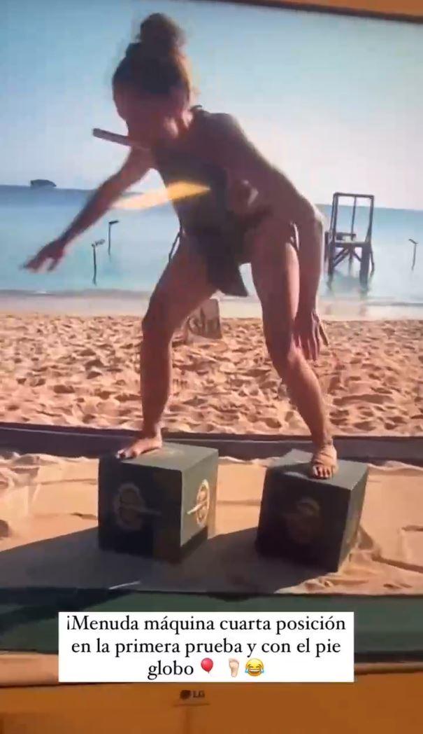 Gala Caldirola en competencia de Supervivientes España - Instagram