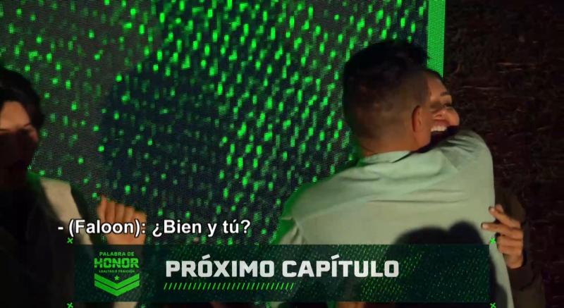 Yoan y Faloon se saludan