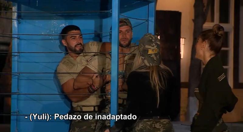 Yuli furiosa con Fabio y Jo