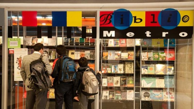 Bibliometro Estación Vespucio Norte. Créditos: Metro de Santiago.