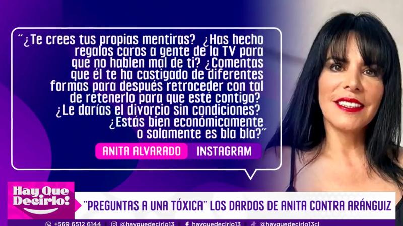 Las acusaciones de Anita Alvarado en contra de Daniela Aránguiz