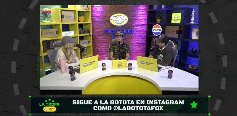Botota Fox en el react "La Tropa de Mercado Libre"