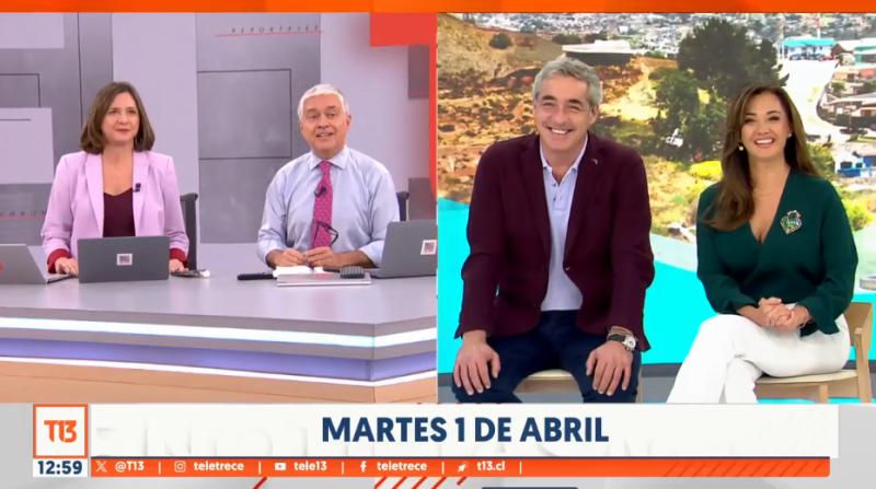 José Luis Repenning vive divertido momento con Iván Valenzuela.