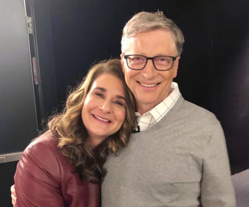 Melinda French Gates y Bill Gates