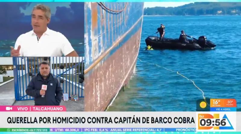 Familia de pescadores se querella por homicidio en contra del capitán del "Cobra".