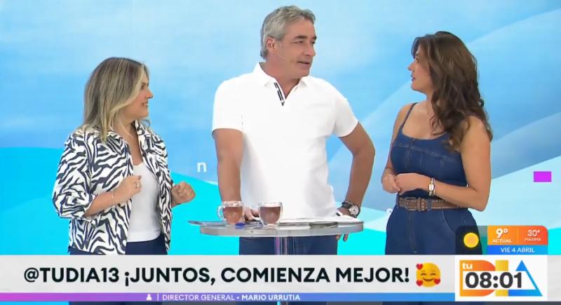 Priscilla Vargas esa mañana en Tu Día.