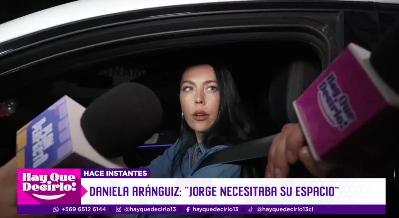 Daniela Aránguiz habla del caso judicial de Jorge Valdivia.