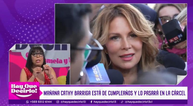 Cathy Barriga pasará su cumpleaños en prisión.