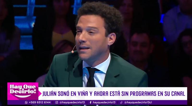 Julián Elfenbein rompe el silencio.