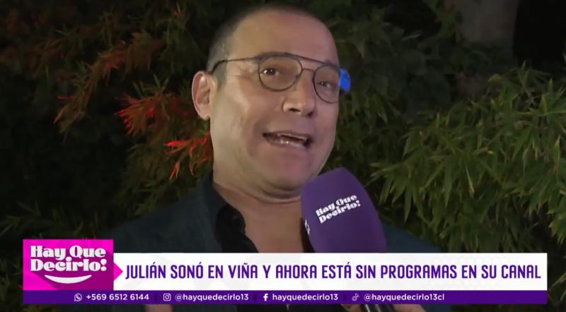 Julián Elfenbein rompe el silencio.