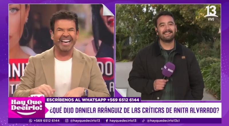 Daniela Aránguiz evade el tema de Anita Alvarado.