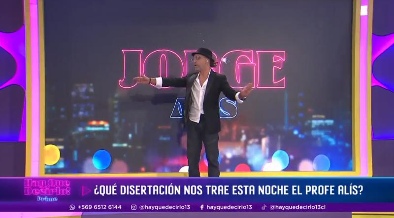 Jorge Alis alegró al Panel "¡Hay que decirlo!" Prime.