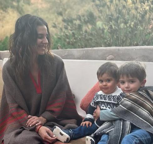 Maria Luisa Godoy y sus hijos | Instagram