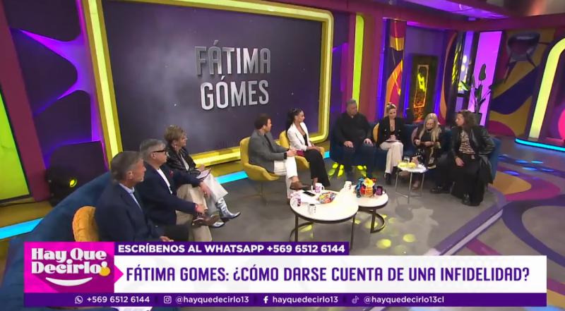 Fátima Gomes enseña el ritual de la infidelidad.