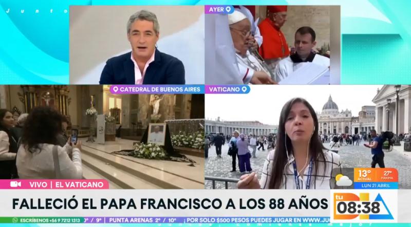 El Papa Francisco habría muerto de una hemorragia cerebral.