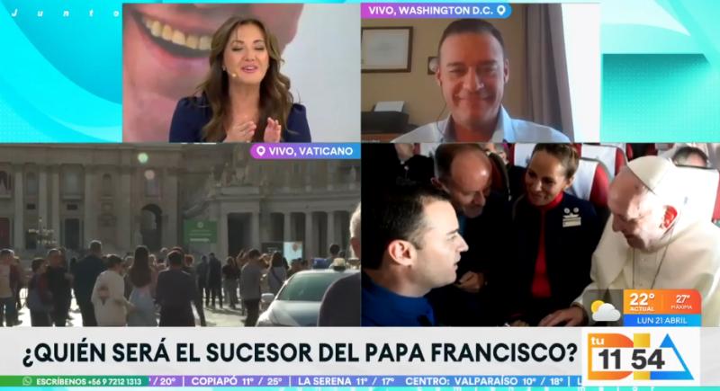 Papa Francisco casó a una pareja en Chile en pleno vuelo.