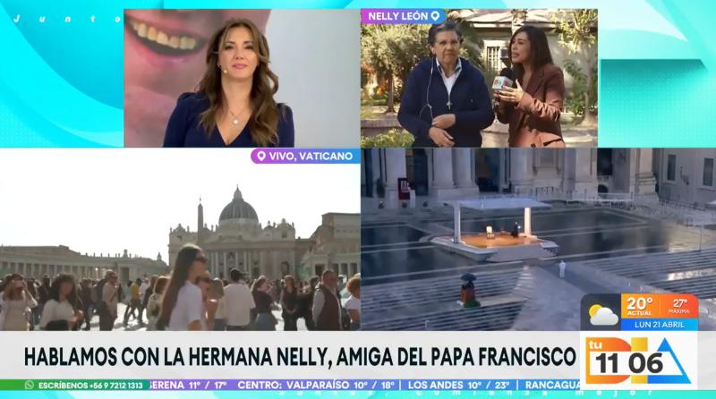 Hermana Nelly recuerda al Papa Francisco.