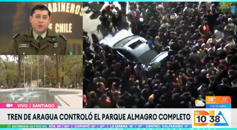 Tren de Aragua se toma el Parque Almagro.