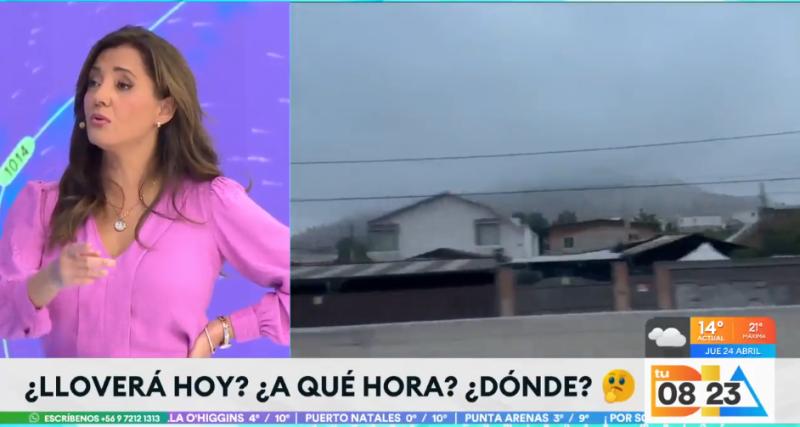 Michelle Adam anticipa lluvias para este viernes.