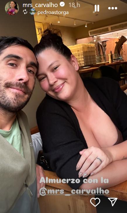 Pedro Astorga y Michelle Carvalho | Instagram