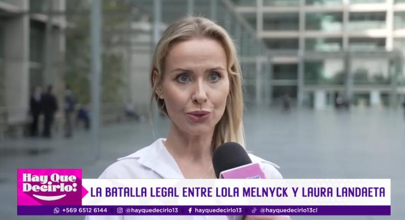 Lola Melnyck cuenta algunas cosas a Paulina Nin.