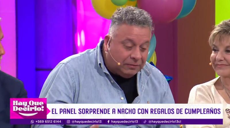Willy se emociona al saludar a Nacho Gutiérrez.