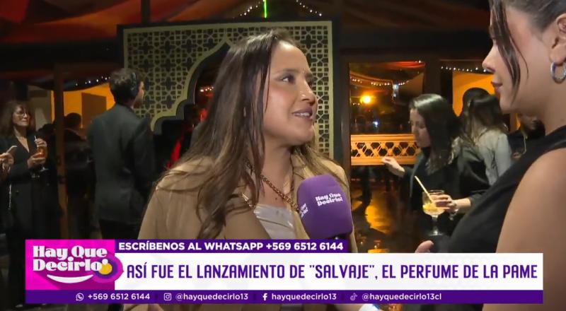 Pamela Díaz realizó evento por su nuevo perfume.