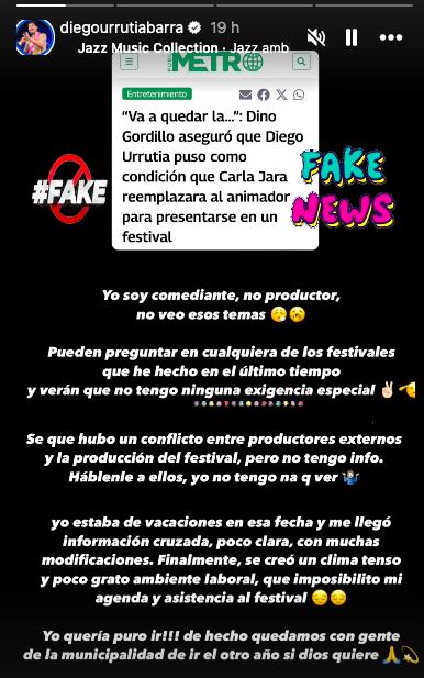 Historia de Diego Urrutia | Instagram